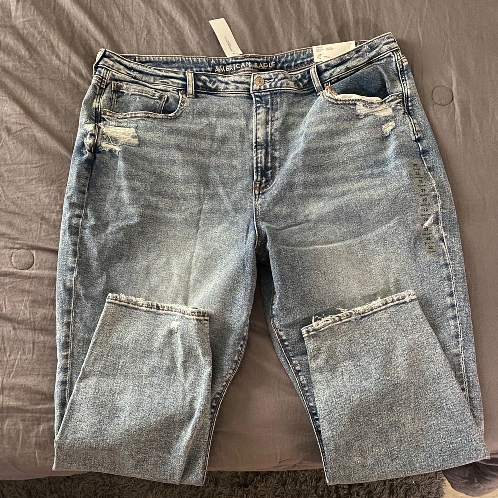Stretch mom jeans